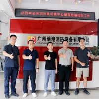 深圳地铁运营中心领导莅临瑞港消防开展消防设备试验工作